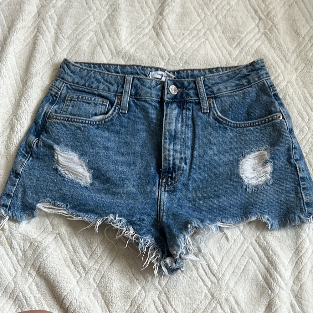 Forever 21 high waisted Denim Distressed Women Shorts